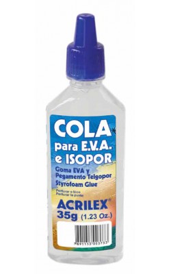 COLA PARA EVA E ISOPOR 35 G ACRILEX